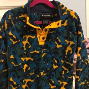 Boys size 5 Burton fleece pull over
